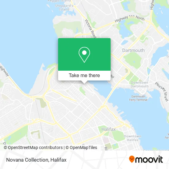 Novana Collection map