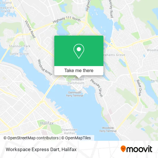 Workspace Express Dart map