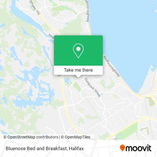 Bluenose Bed and Breakfast map