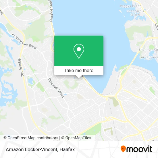 Amazon Locker-Vincent map