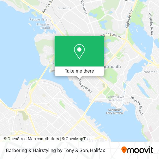 Barbering & Hairstyling by Tony & Son map