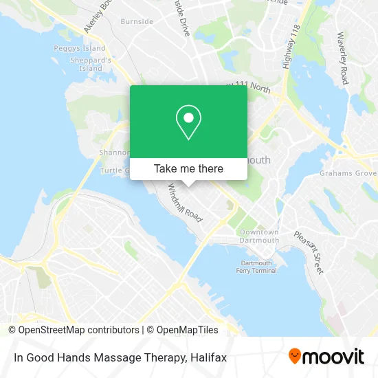 In Good Hands Massage Therapy map