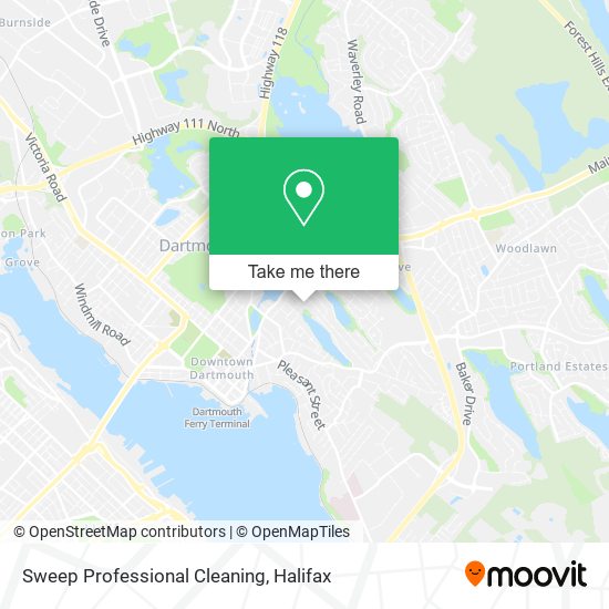 Sweep Professional Cleaning map