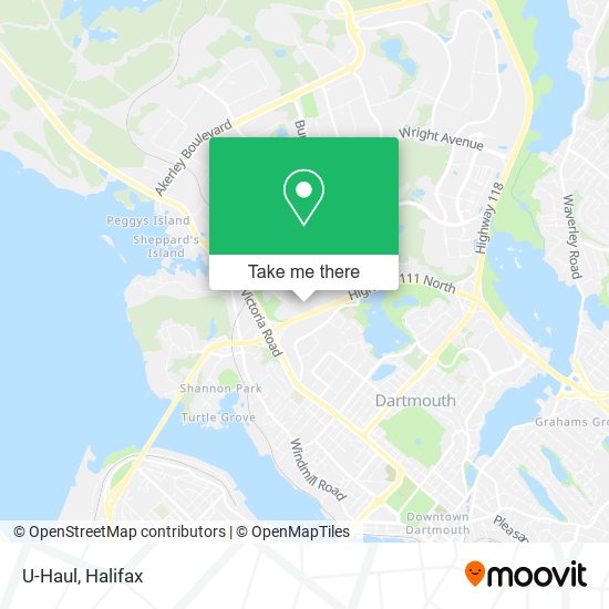 U-Haul map