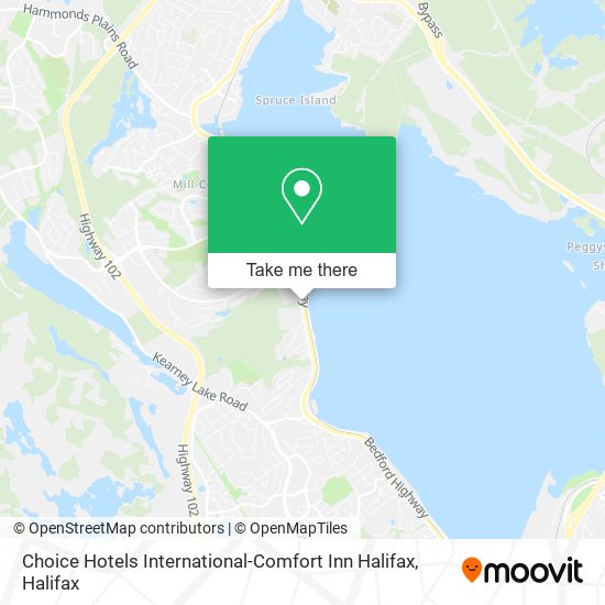 Choice Hotels International-Comfort Inn Halifax map