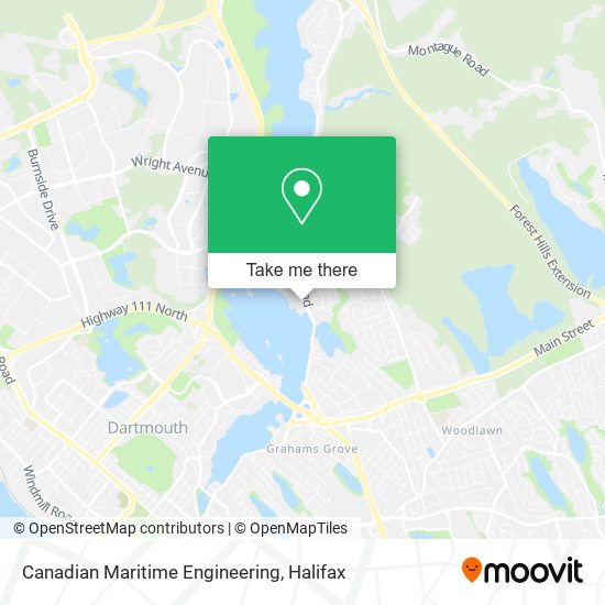 Canadian Maritime Engineering map