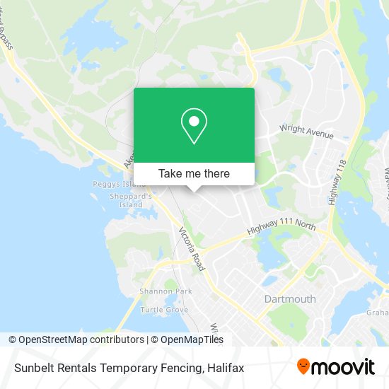 Sunbelt Rentals Temporary Fencing map