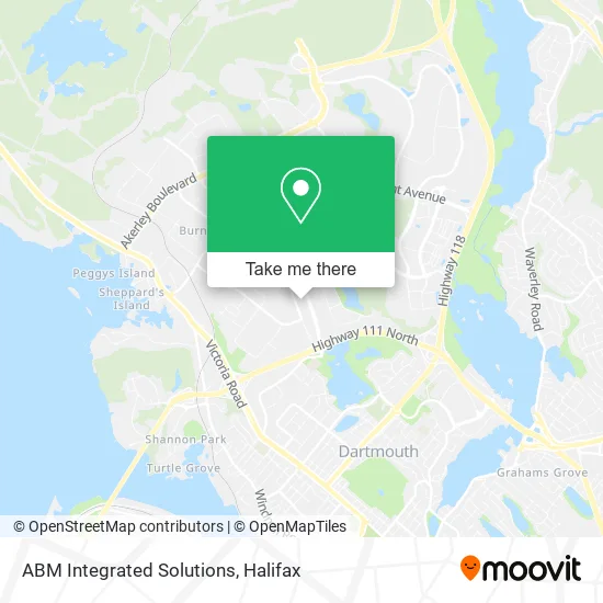 ABM Integrated Solutions map