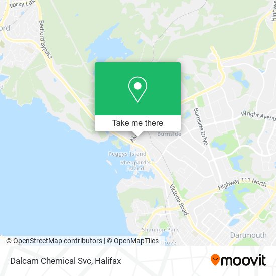 Dalcam Chemical Svc map