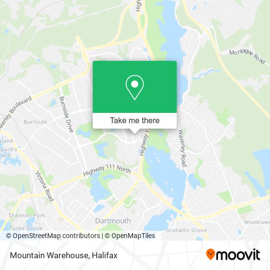 Mountain Warehouse map