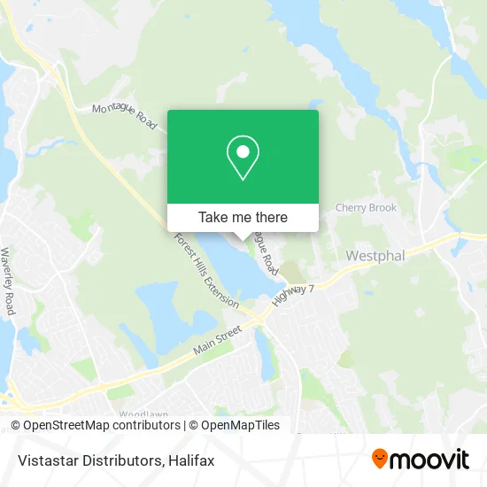 Vistastar Distributors map