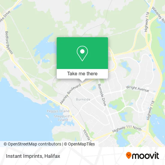 Instant Imprints map