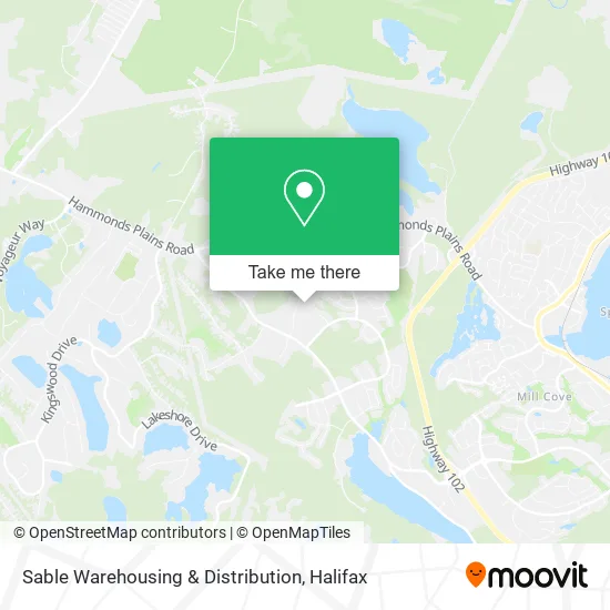 Sable Warehousing & Distribution map