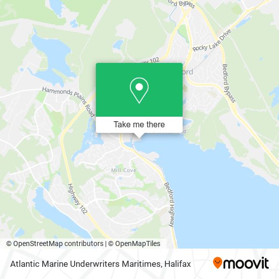 Atlantic Marine Underwriters Maritimes map