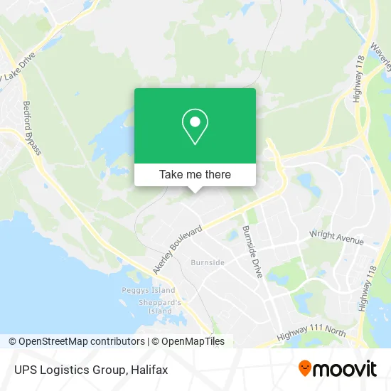 UPS Logistics Group map