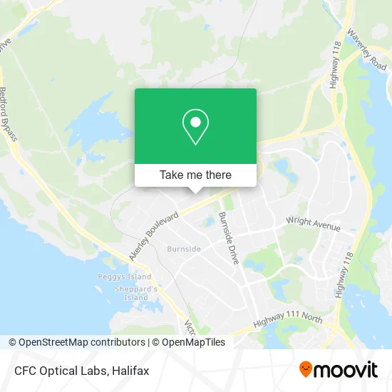 CFC Optical Labs map
