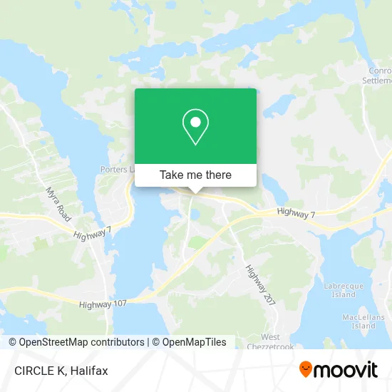 CIRCLE K map