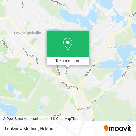 Lockview Medical map