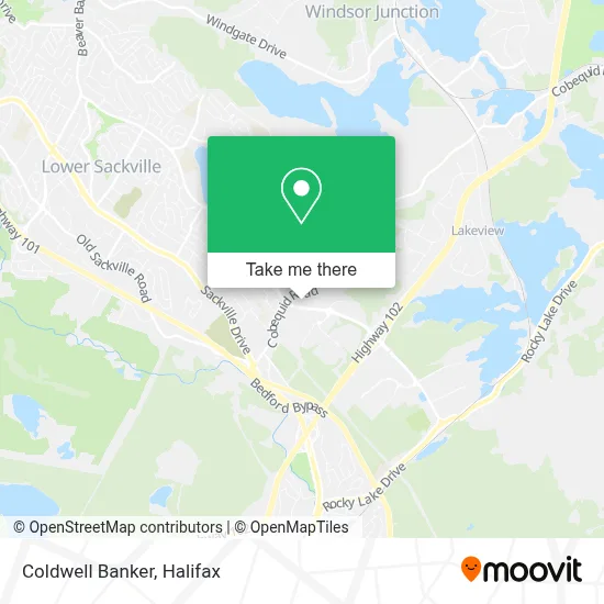Coldwell Banker map