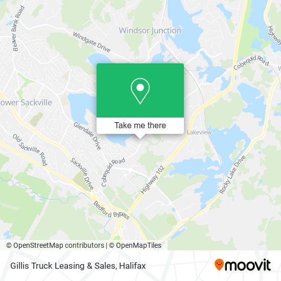 Gillis Truck Leasing & Sales map