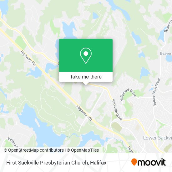 First Sackville Presbyterian Church map