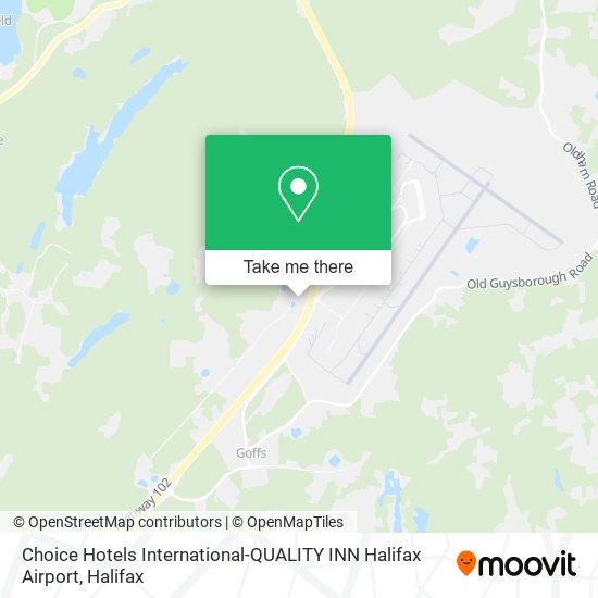 Choice Hotels International-QUALITY INN Halifax Airport map