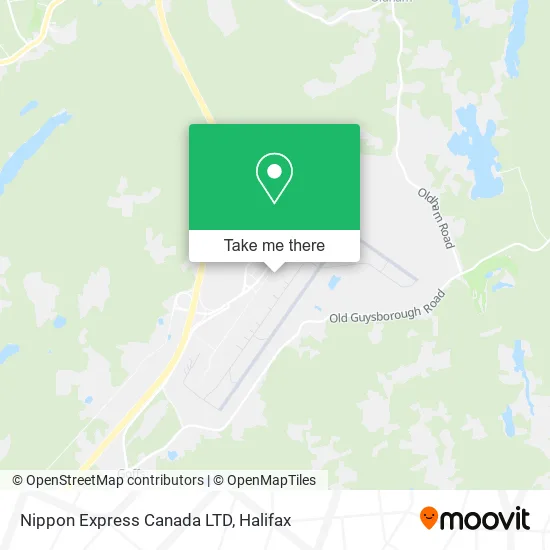 Nippon Express Canada LTD map