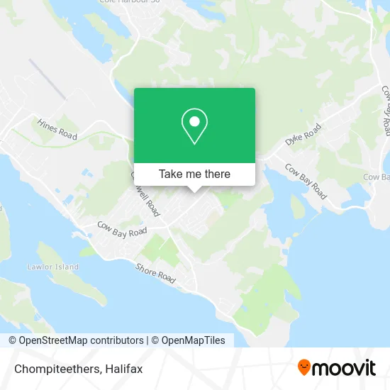 Chompiteethers map