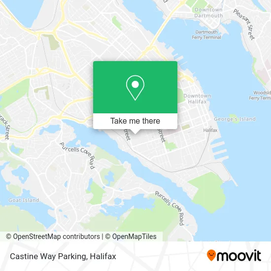 Castine Way Parking map