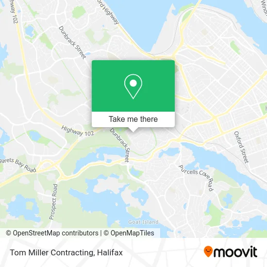 Tom Miller Contracting map