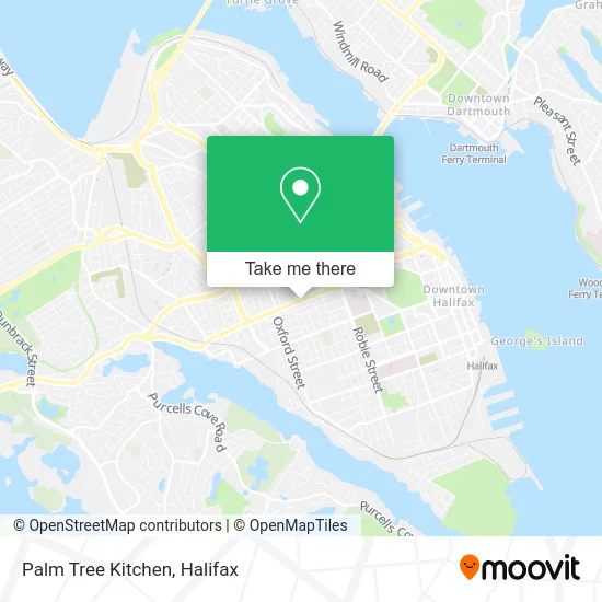 Palm Tree Kitchen map