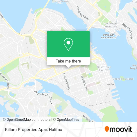 Killam Properties Apar map