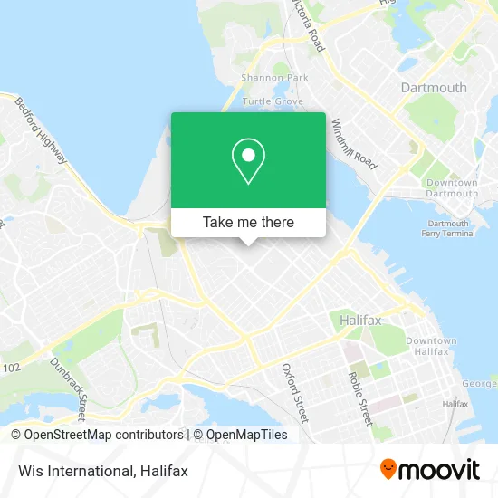 Wis International map