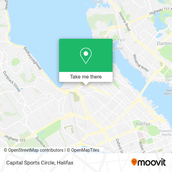 Capital Sports Circle map