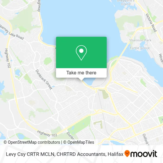 Levy Csy CRTR MCLN, CHRTRD Accountants map