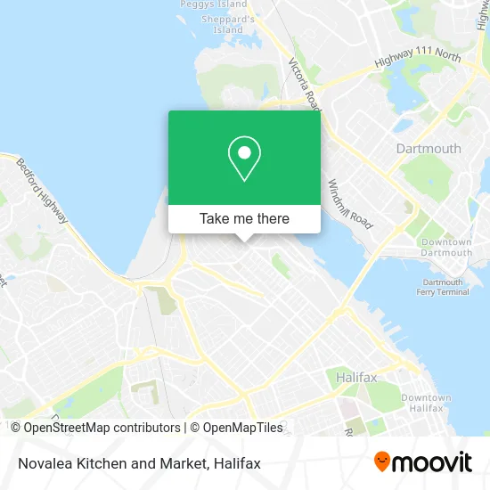 Novalea Kitchen and Market map