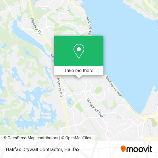 Halifax Drywall Contractor map