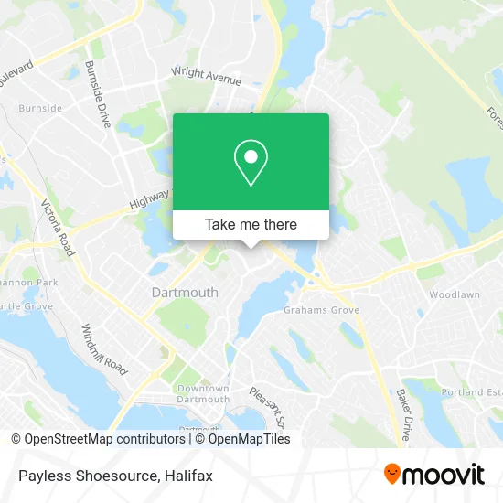 Payless Shoesource map