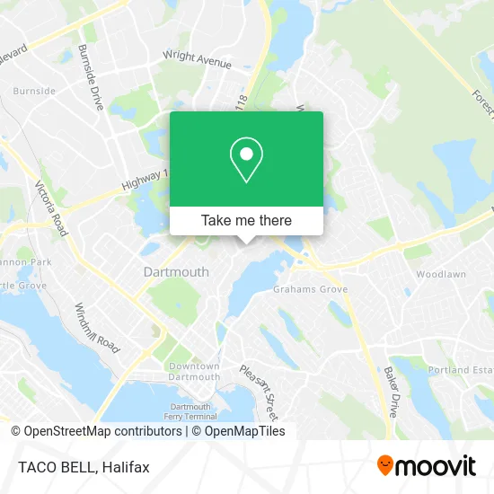 TACO BELL map