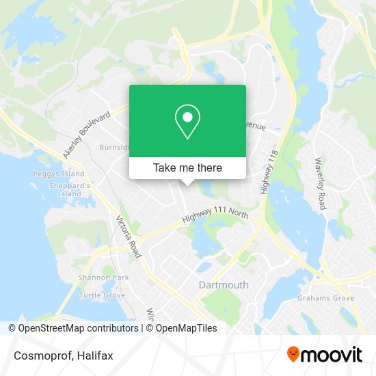 Cosmoprof map