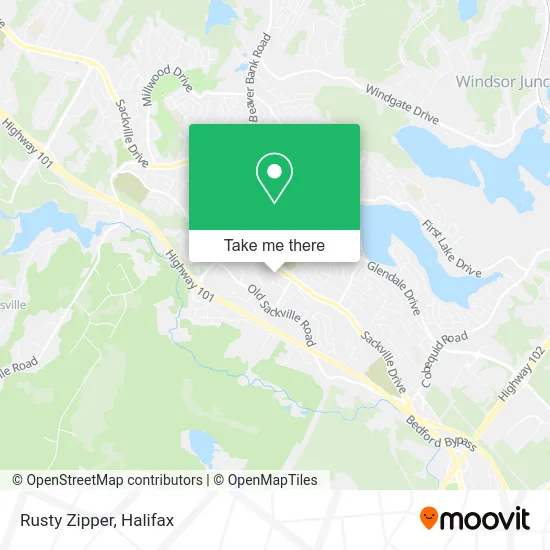 Rusty Zipper map