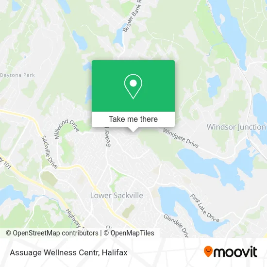 Assuage Wellness Centr map