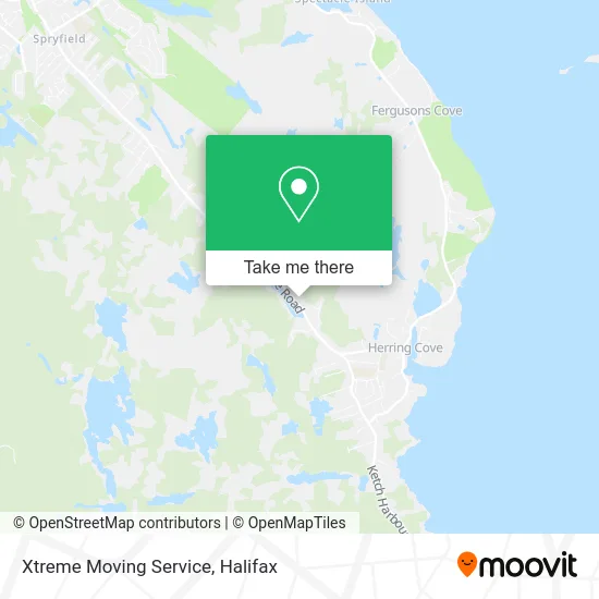 Xtreme Moving Service map