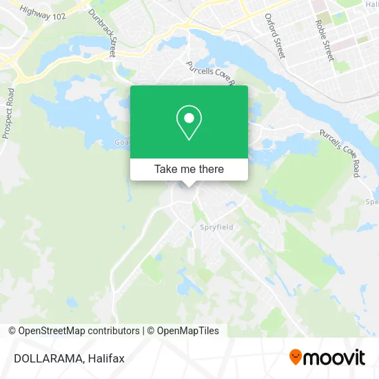 DOLLARAMA map