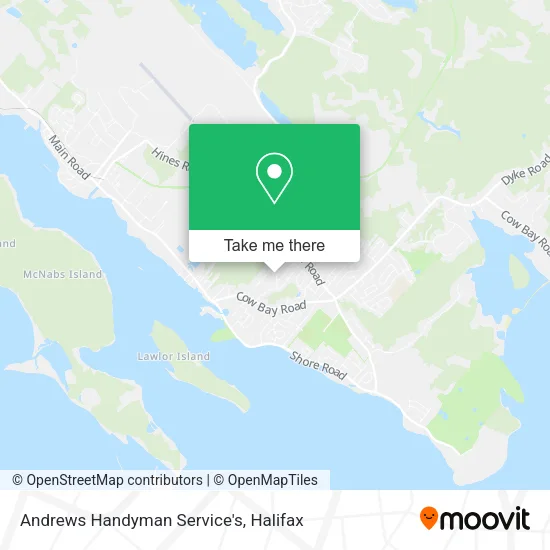 Andrews Handyman Service's map