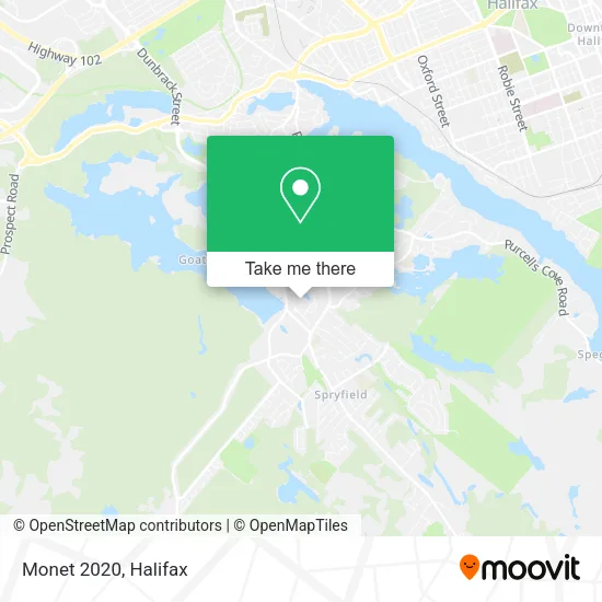 Monet 2020 map