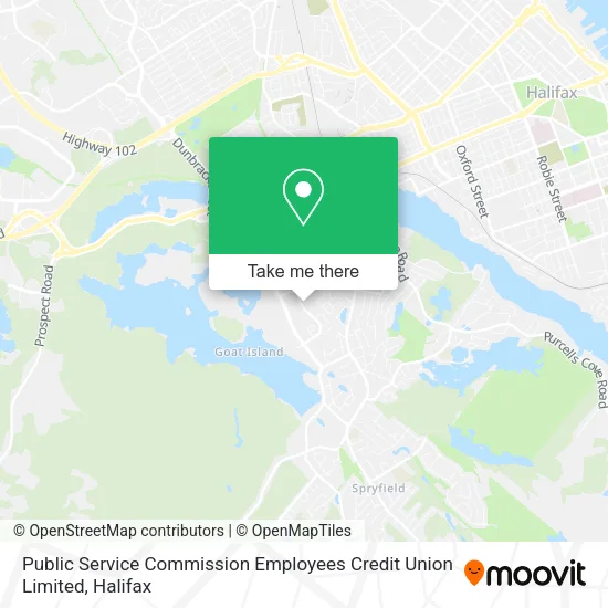 Public Service Commission Employees Credit Union Limited map