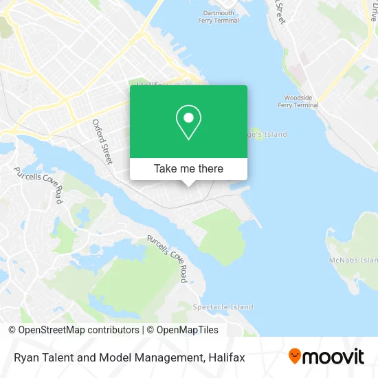 Ryan Talent and Model Management map
