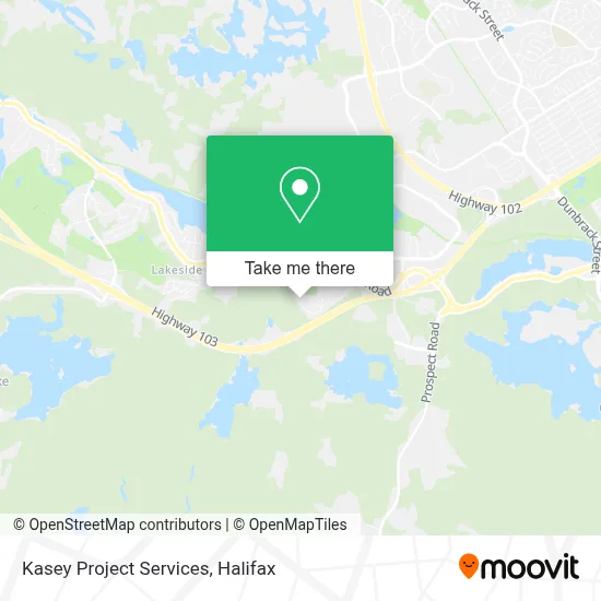 Kasey Project Services map