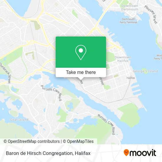 Baron de Hirsch Congregation map